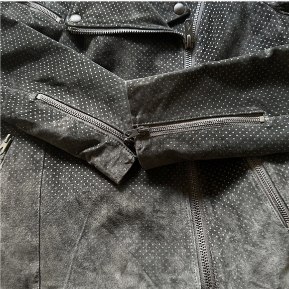 Genuine suede Volcom “Motorin” motorcycle jacket - Picture 6 of 11